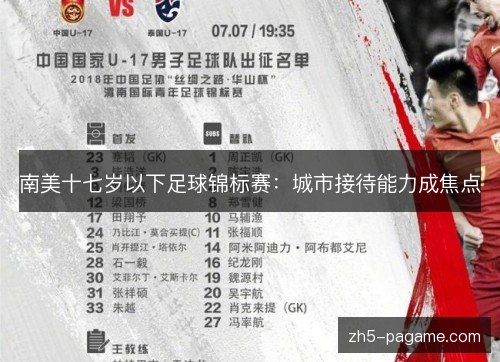 南美十七岁以下足球锦标赛：城市接待能力成焦点